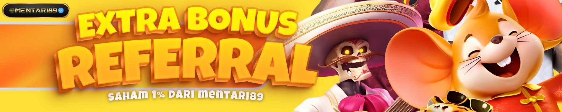 BONUS REFERRAL 1% MENTARI89